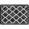 Image de Tapis Lavable Noir Et Blanc 120x180 Cm Vidaxl