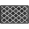 Image de Tapis Lavable Noir Et Blanc 190x300 Cm Vidaxl