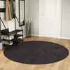 Image de Tapis Lavable Anthracite Ø 200 Cm Vidaxl