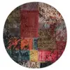 Image de Tapis Lavable Multicolore Ø 200 Cm Antidérapant Vidaxl