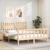 Image de Cadre De Lit Sans Matelas 160x200 Cm Bois Massif De Pin Vidaxl
