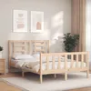 Image de Cadre De Lit Sans Matelas 140x200 Cm Bois Massif De Pin Vidaxl