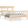 Image de Cadre De Lit Sans Matelas 140x200 Cm Bois Massif De Pin Vidaxl