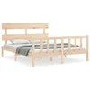 Image de Cadre De Lit Sans Matelas 160x200 Cm Bois Massif De Pin Vidaxl