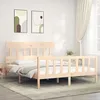 Image de Cadre De Lit Sans Matelas 160x200 Cm Bois Massif De Pin Vidaxl