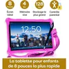 Image de AngelTech Tablette Enfants PRO MAX - 8 Pouces - 4 + 3Go RAM - 64 + 64Go ROM - Octa 8 Core - Contrôle Parental - Éducative - Rose