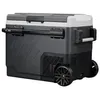 Image de Glacière électrique à compresseur Steamy-E sur roulettes - Double Zone - 50 litres - 12V et 230V - Noir