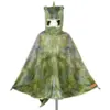 Image de Cape Déguisement Souza T rex 4-6 Ans Verte Textile