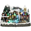 Image de Luville Collectables Village scenery fonctionnant sur batterie - l34xb18xh24cm