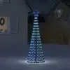 Image de Sapin De Noël À Led 275 Led Bleu 180 Cm Vidaxl