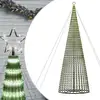 Image de Sapin De Noël À Led 1544 Led Blanc Froid 500 Cm Vidaxl