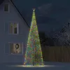 Image de Sapin De Noël À Led 1544 Led Colorées 500 Cm Vidaxl