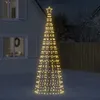 Image de Sapin De Noël À Led Avec Piquets 570 Led Blanc Chaud 300 Cm Vidaxl
