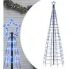Image de Sapin De Noël À Led Avec Pointes 570 Led Bleu 300 Cm Vidaxl