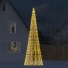 Image de Sapin De Noël À Led 1534 Led Blanc 500 Cm Vidaxl