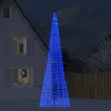 Image de vidaXL Sapin de Noël à LED 1534 LED bleu 500 cm 358119