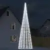 Image de Sapin De Noël À Led 3000 Led Blanc 800 Cm Vidaxl