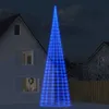 Image de Sapin De Noël À Led 3000 Led Bleu 800 Cm Vidaxl