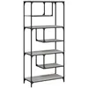 Image de Bibliothèque Sonoma Gris 81x36x176 Cm Bois D'ingénierie Vidaxl