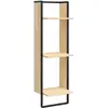 Image de Étagère Murale 3 Niveaux Chêne Sonoma 30x25x100 Cm Vidaxl