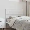 Image de Tête De Lit De Remplacement Métal Blanc 75 Cm Vidaxl