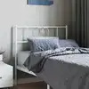 Image de Tête De Lit De Remplacement Métal Blanc 75 Cm Vidaxl