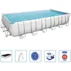 Image de Ensemble De Piscine Power Steel Rectangulaire 732x366x132 Cm Bestway