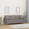 Image de Canapé 3 Places Avec Oreillers Décoratifs Taupe 180 Cm Tissu Vidaxl