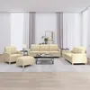 Image de vidaXL Ensemble de Canapés avec Coussins 4 pcs Canapés avec Accoudoirs et Dossier Ensemble de Meubles avec Repose-pied 3201252