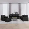 Image de vidaXL Ensemble de Canapés avec Coussins 4 pcs Canapés avec Accoudoirs et Dossier Ensemble de Meubles avec Repose-pied 3201353