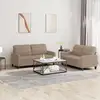 Image de Ensemble De Canapés 2 Pcs Avec Coussins Cappuccino Similicuir Vidaxl