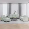 Image de vidaXL Ensemble de Canapés avec Coussins 4 pcs Canapés avec Accoudoirs Ensemble de Meubles avec Repose-pied Mobilier de 3201486