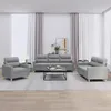 Image de vidaXL Ensemble de Canapés avec Coussins 3 pcs Canapés avec Accoudoirs Ensemble de Meubles Mobilier de Salon Moderne 3201536