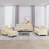 Image de vidaXL Ensemble de Canapés avec Coussins 4 pcs Canapés avec Accoudoirs Ensemble de Meubles avec Repose-pieds Salon 3201546