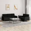Image de vidaXL Ensemble de Canapés avec Coussins 2 pcs Canapés avec Accoudoirs Ensemble de Meubles Mobilier de Salon Moderne 3201604