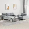 Image de vidaXL Ensemble de Canapés avec Coussins 2 pcs Canapés avec Accoudoirs Ensemble de Meubles Mobilier de Salon Moderne 3201616