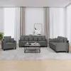 Image de vidaXL Ensemble de Canapés avec Coussins 3 pcs Canapés avec Accoudoirs Ensemble de Meubles Mobilier de Salon Moderne 3201633
