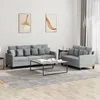 Image de vidaXL Ensemble de Canapés avec Coussins 2 pcs Canapés avec Accoudoirs et Dossier Ensemble de Meubles Mobilier de Salon 3201664