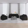 Image de vidaXL Ensemble de Canapés avec Coussins 3 pcs Canapés avec Accoudoirs et Dossier Ensemble de Meubles Mobilier de Salon 3201685