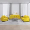 Image de vidaXL Ensemble de Canapés avec Coussins 3 pcs Canapés avec Accoudoirs et Dossier Ensemble de Meubles Mobilier de Salon 3201686