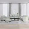 Image de Ensemble De Canapés 4 Pcs Avec Coussins Gris Clair Velours Vidaxl