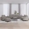 Image de Ensemble De Canapés 4 Pcs Taupe Tissu Vidaxl