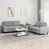 Image de vidaXL Ensemble de Canapés 2 pcs Sièges avec Coussins Canapés avec Accoudoirs et Dossier Meubles avec Repose-pied Salon 3201882