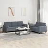 Image de vidaXL Ensemble de Canapés avec Coussins 2 pcs Canapés avec Accoudoirs et Dossier Ensemble de Meubles Mobilier de Salon 3202035