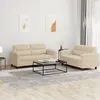 Image de vidaXL Ensemble de Canapés avec Coussins 2 pcs Canapés avec Accoudoirs et Dossier Ensemble de Meubles Mobilier de Salon 3202318