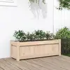 Image de Jardinière D'extérieur 90x31x31 Cm Bois De Pin Massif Vidaxl