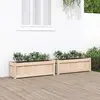Image de Jardinières 2 Pcs Bois De Pin Massif Vidaxl