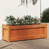 Image de vidaXL Jardinière cire marron 90x31x31 cm bois de pin massif 837453