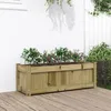 Image de Jardinière D'extérieur 90x31x31 Cm Bois De Pin Imprégné Vidaxl