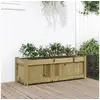 Image de Jardinière d extérieur 90x31x31 cm bois de pin imprégné
